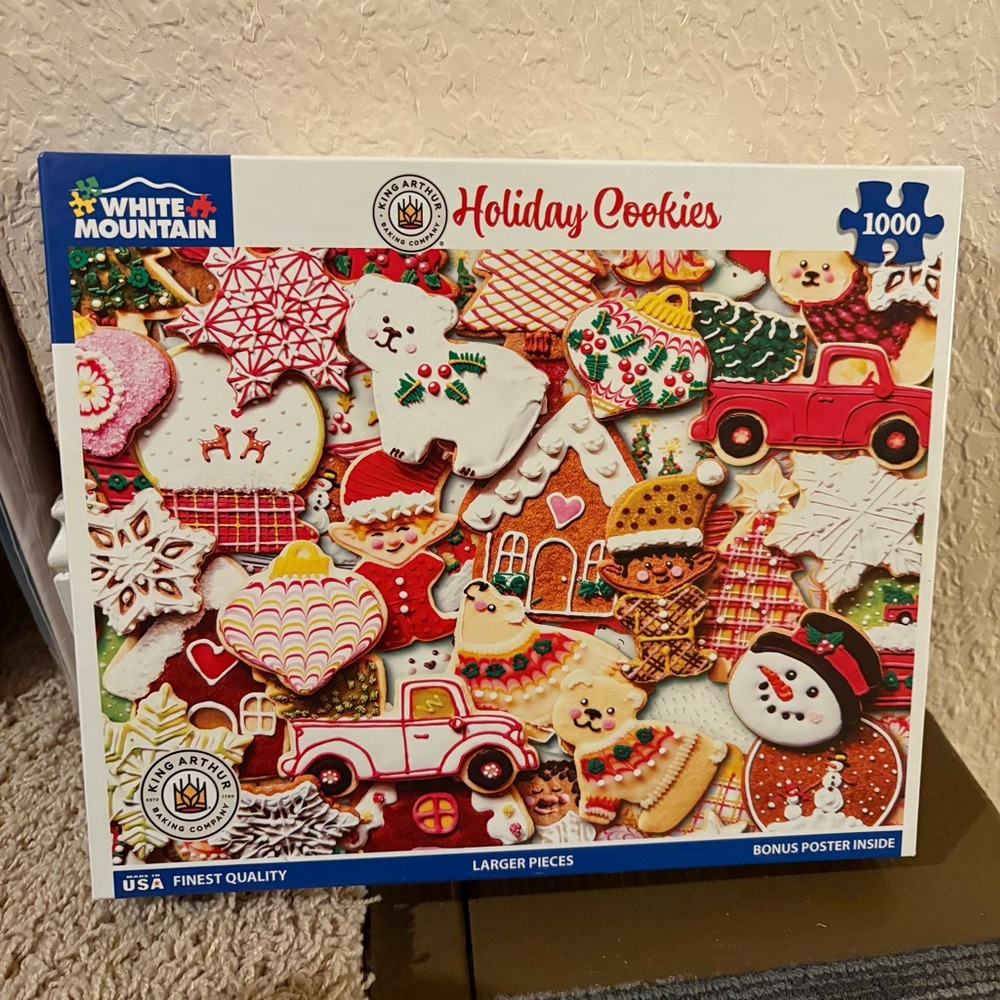 White Mountain Holiday Cookies Puzzle - 1,000 pieces